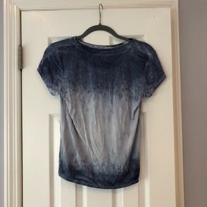 Blue faded t shirt
